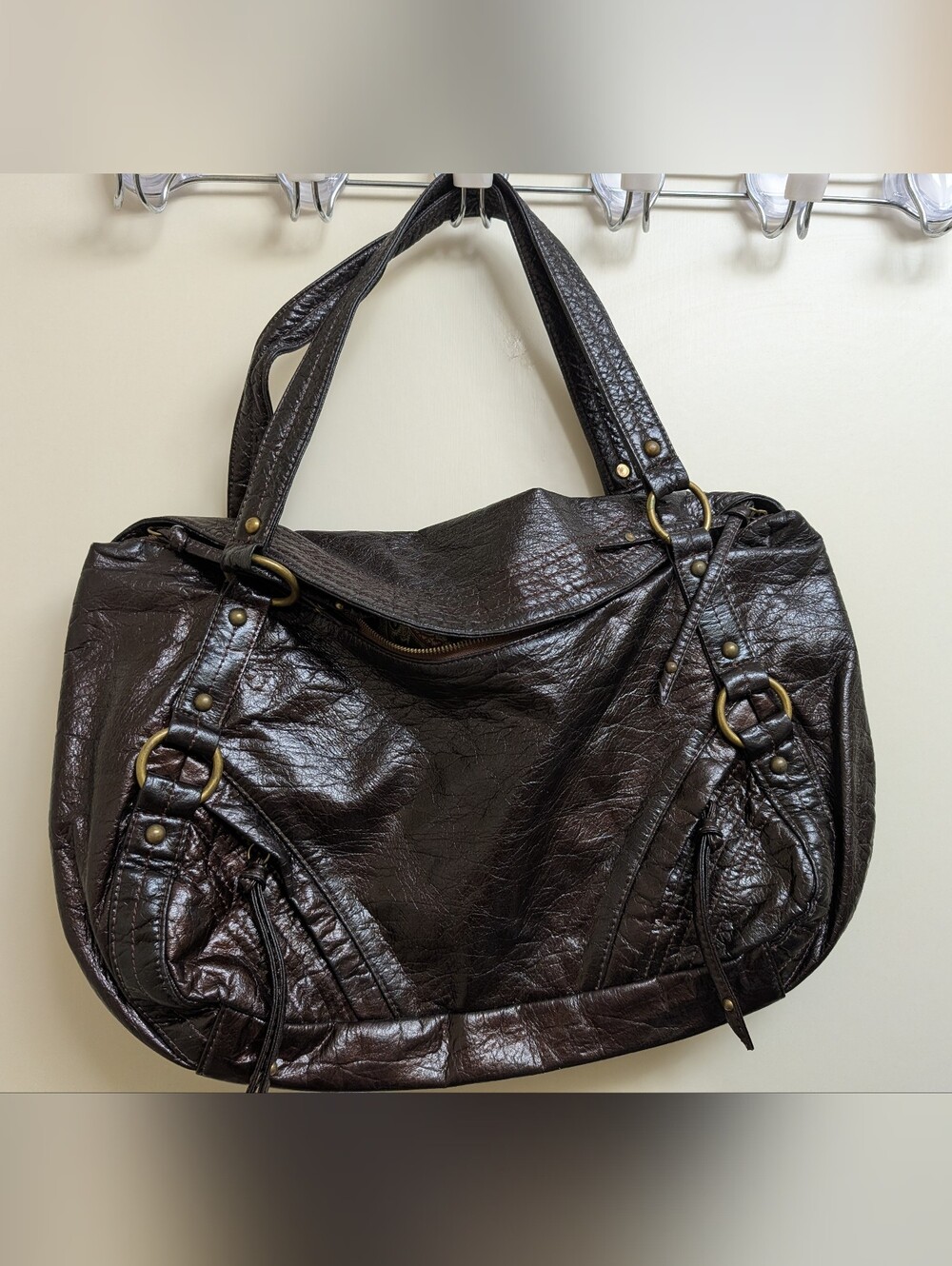 Classic Dark Brown Women's Tote Bag